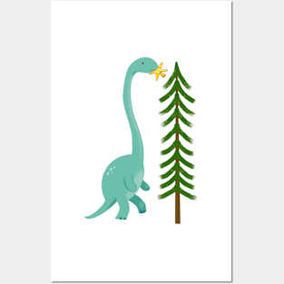 Dinosaur celebrating holidays Posters and Art